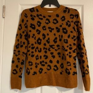 Cheetah Print Sweater